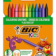 BİC KİDS SİLİNEBİLİR PASTEL BOYA 12 RENK (920299)(9457645) - BİC