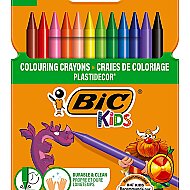 BİC KİDS SİLİNEBİLİR PASTEL BOYA 12 RENK (920299)(9457645) - BİC