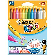 BİC KİDS SİLİNEBİLİR PASTEL BOYA 12 RENK (920299)(9457645) - 3