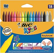 BİC KİDS SİLİNEBİLİR PASTEL BOYA 18 RENK (829771)(8297714) - BİC