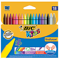 BİC KİDS SİLİNEBİLİR PASTEL BOYA 18 RENK (829771)(8297714) - BİC