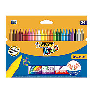 BİC KİDS SİLİNEBİLİR PASTEL BOYA 24 RENK (829772)(8297724) - BİC