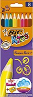 BİC KİDS SOFT KURU BOYA 8 RENK+KALEMTRAŞ (895921) - 1
