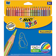 BİC KİDS TROPİCOLORS KURU BOYA 24 RENK (9375182)(9375183) - BİC