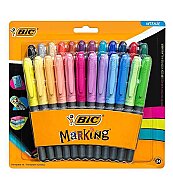BİC MARKİNG COLOR PERMANENT MARKÖR 24 RENK BLİSTER (961440)(511028) - BİC