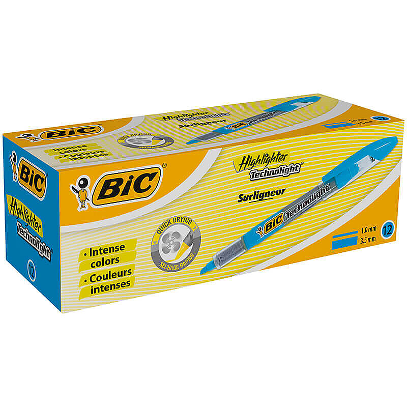 BİC TECHNOLİGHT FOSFORLU KALEM MAVİ (802307)