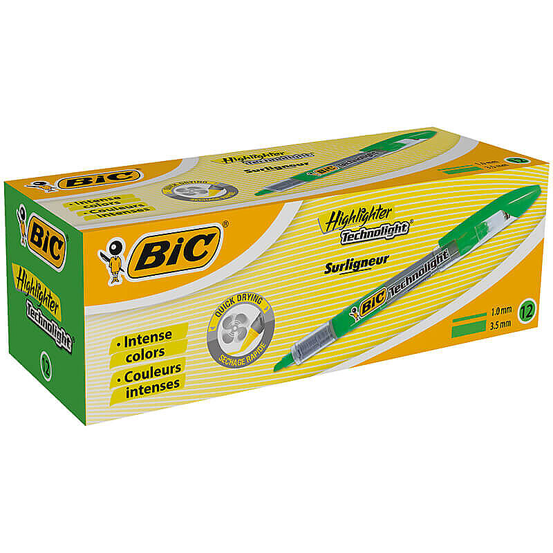 BİC TECHNOLİGHT FOSFORLU KALEM YEŞİL (802306)