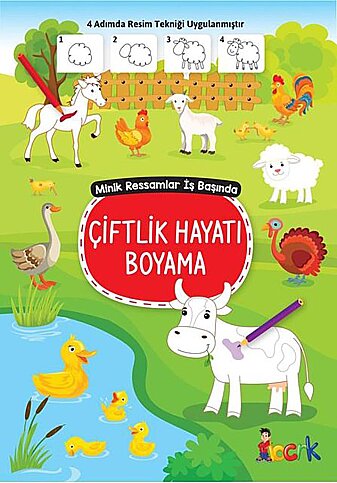 BICIRIK YAYINLARI MİNİK RESSAMLAR İŞ BAŞINDA:ÇİFTLİK HAYATI BOYAMA - 1