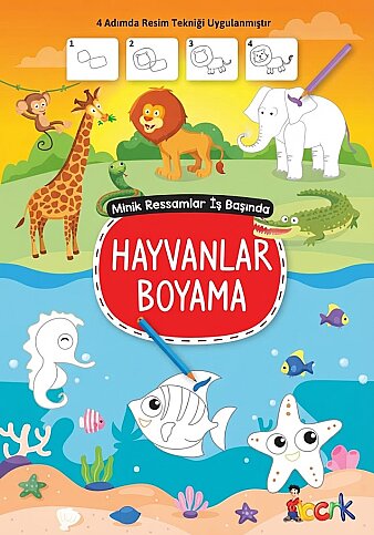BICIRIK YAYINLARI MİNİK RESSAMLAR İŞ BAŞINDA:HAYVANLAR BOYAMA - 1