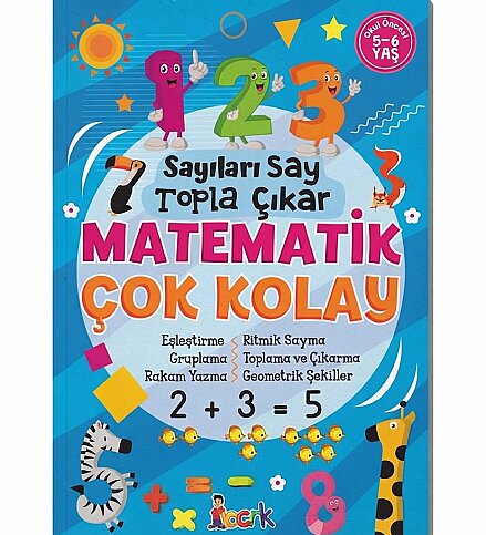 BICIRIK YAYINLARI SAYILARI SAY-TOPLA ÇIKAR MATEMATİK ÇOK KOLAY - 1