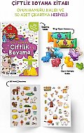 BİGKİDS YAYINLARI OYUN HAMURLU BOYAMA: ÇİFTLİK - BİGKİDS YAYINLARI