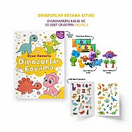 BİGKİDS YAYINLARI OYUN HAMURLU BOYAMA: DİNOZORLAR - BİGKİDS YAYINLARI
