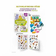BİGKİDS YAYINLARI OYUN HAMURLU BOYAMA: HAYVANLAR - BİGKİDS YAYINLARI