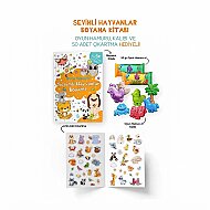 BİGKİDS YAYINLARI OYUN HAMURLU BOYAMA: SEVİMLİ HAYVANLAR - BİGKİDS YAYINLARI