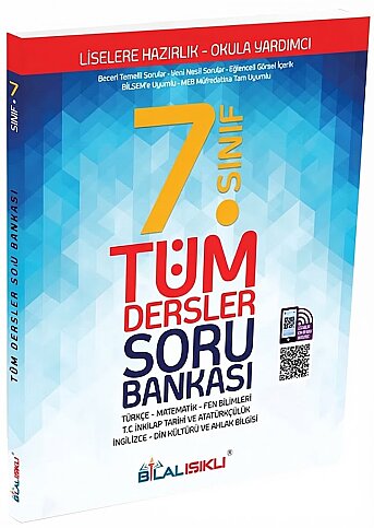 BİLAL IŞIKLI YAYINLARI 7.SINIF TÜM DESRLER SORU BANKASI - 1