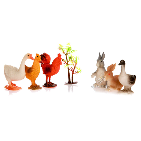 Birlik Kümes Hayvanları 6lı Pvc (Yb226602) - 1