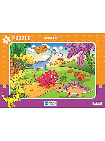 BLUE FOCUS BF241 PUZZLE DİNOZORLAR 30 PARÇA - 1