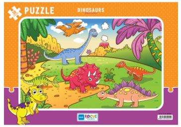 Blue Focus Bf241 Puzzle Dinozorlar 30 Parça - 1