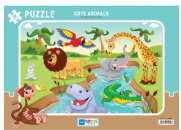 BLUE FOCUS BF242 PUZZLE CUTE ANİMALS SEVİMLİ HAYVANLAR 30 PARÇA - BLUE FOCUS