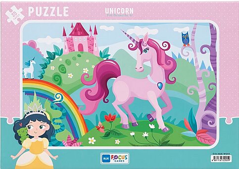 BLUE FOCUS BF245 PUZZLE UNİCORN TEK BOYNUZLU AT 30 PARÇA - 1