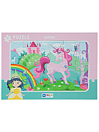 BLUE FOCUS BF245 PUZZLE UNİCORN TEK BOYNUZLU AT 30 PARÇA - BLUE FOCUS