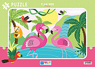 BLUE FOCUS BF246 PUZZLE FLAMİNGO 30 PARÇA - BLUE FOCUS