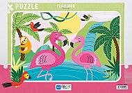 BLUE FOCUS BF246 PUZZLE FLAMİNGO 30 PARÇA - BLUE FOCUS