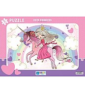 BLUE FOCUS BF247 PUZZLE CUTE PRİNCESS SEVİMLİ PRENSES 30 PARÇA - BLUE FOCUS