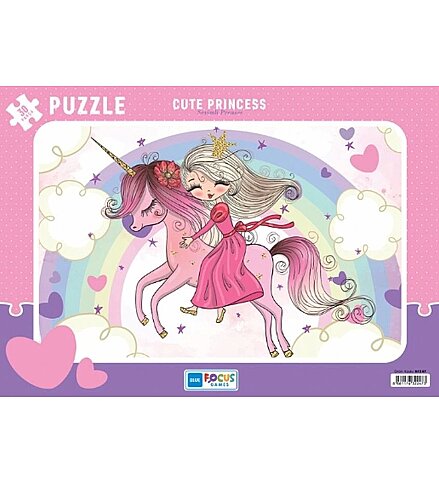 BLUE FOCUS BF247 PUZZLE CUTE PRİNCESS SEVİMLİ PRENSES 30 PARÇA - 1