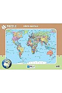 BLUE FOCUS BF256 PUZZLE DÜNYA HARİTASI 72 PARÇA - BLUE FOCUS
