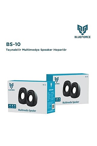 BLUEFORCE BS-10 MULTİMEDYA SPEAKER MİNİ HOPARLÖR - 2