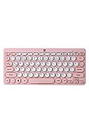 BLUEFORCE BT-K95 KABLOSUZ İOS VE ANDROİD UYUMLU KLAVYE Q PEMBE - BLUEFORCE