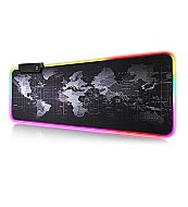 BLUEFORCE FGD-02 RGB LEDLİ OYUNCU MOUSE PAD XL 80x30cm DÜNYA HARİTALI - 2
