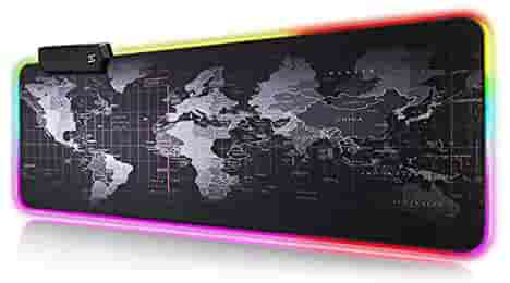 Blueforce Fgd-02 Rgb Ledli Oyuncu Mouse Pad Xl 80X30Cm Dünya Haritalı - 1