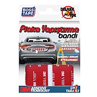 BOSS TAPE 0134 ÇİFT TARAFLI OTO PLAKA MONTAJ BANDI 95mmx30mm 12Lİ BLİSTER - 1