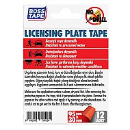 BOSS TAPE 0134 ÇİFT TARAFLI OTO PLAKA MONTAJ BANDI 95mmx30mm 12Lİ BLİSTER - 2