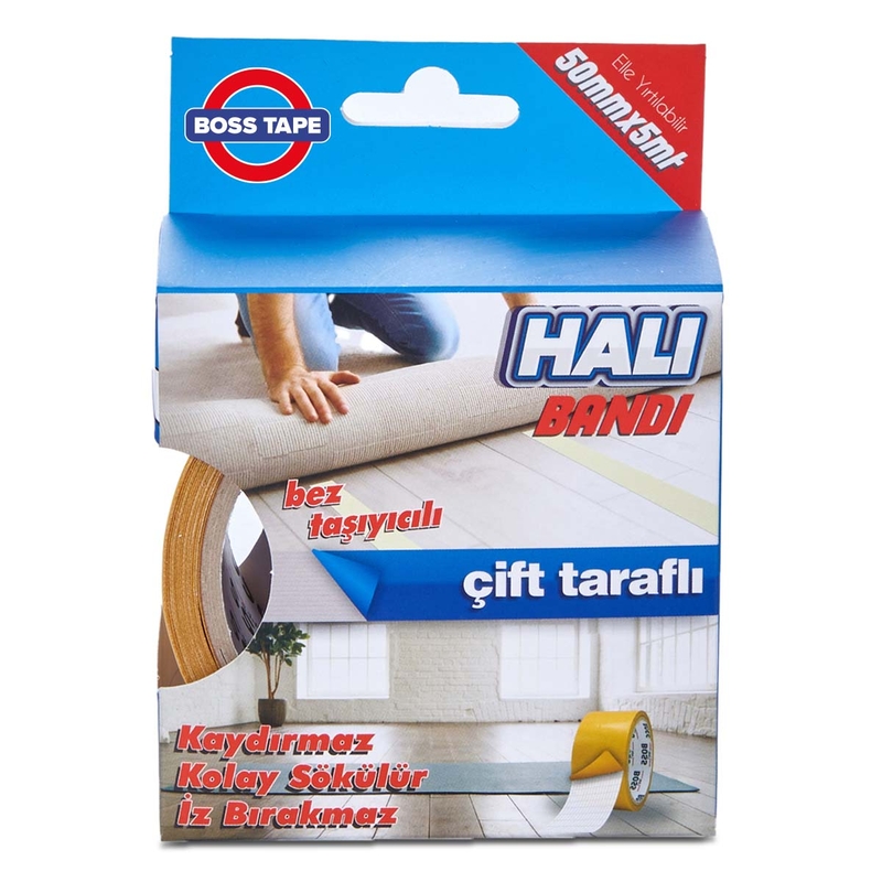 BOSS TAPE 0165 HALI KAYDIRMAZ BANT 50mmx5m (HKB505)