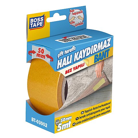 BOSS TAPE 0165 HALI KAYDIRMAZ BANT 50mmx5m (HKB505) - 1