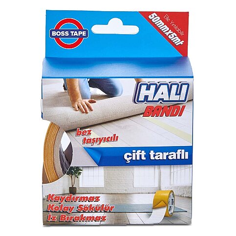 BOSS TAPE 0165 HALI KAYDIRMAZ BANT 50mmx5m (HKB505) - 1