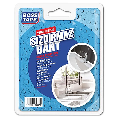 BOSS TAPE 0370 MUTFAK VE BANYO SIZDIRMAZLIK BANDI 38mmx3.35m - 2
