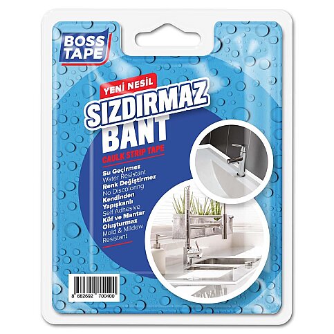 BOSS TAPE 0400 MUTFAK VE BANYO SIZDIRMAZLIK BANDI 22mmx3.35m - 2