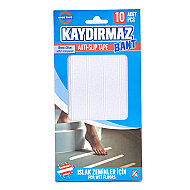 BOSS TAPE 0981 ISLAK ZEMİN MERDİVEN KAYDIRMAZ BANT 19mmx20cm ŞEFFAF - BOSS TAPE