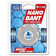 BOSS TAPE 2589 ÇİFT TARAFLI YIKANABİLİR NANO BANT 19mmx1m - BOSS TAPE