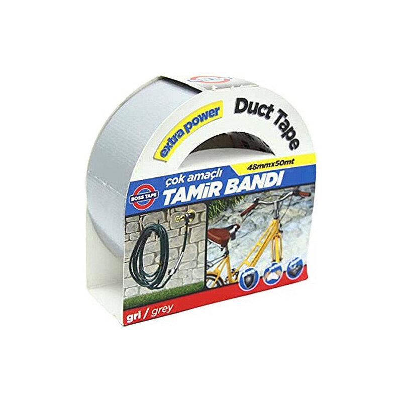BOSS TAPE 2831 DUCT TAPE TAMİR BANDI 48mmx50m GRİ