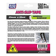 BOSS TAPE 2879 ZEMİN MERDİVEN KAYDIRMAZ BANT 25mmx25m SİYAH - 3