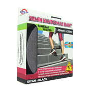 BOSS TAPE 2893 ZEMİN MERDİVEN KAYDIRMAZ BANT 50mmx25m SİYAH - 2