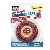 BOSS TAPE 2947 ÇİFT TARAFLI AKRİLİK MONTAJ BANDI 18mmx2m ŞEFFAF - BOSS TAPE