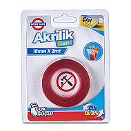 BOSS TAPE 2947 ÇİFT TARAFLI AKRİLİK MONTAJ BANDI 18mmx2m ŞEFFAF - BOSS TAPE