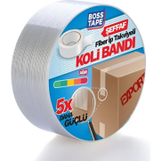 BOSS TAPE 3142 İP TAKVİYELİ ÇOK GÜÇLÜ KOLİ BANDI 45mmx25m - 1