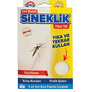 BOSS TAPE 3616 YAPIŞKANLI PENCERE SİNEKLİK 75x125cm BEYAZ - 1